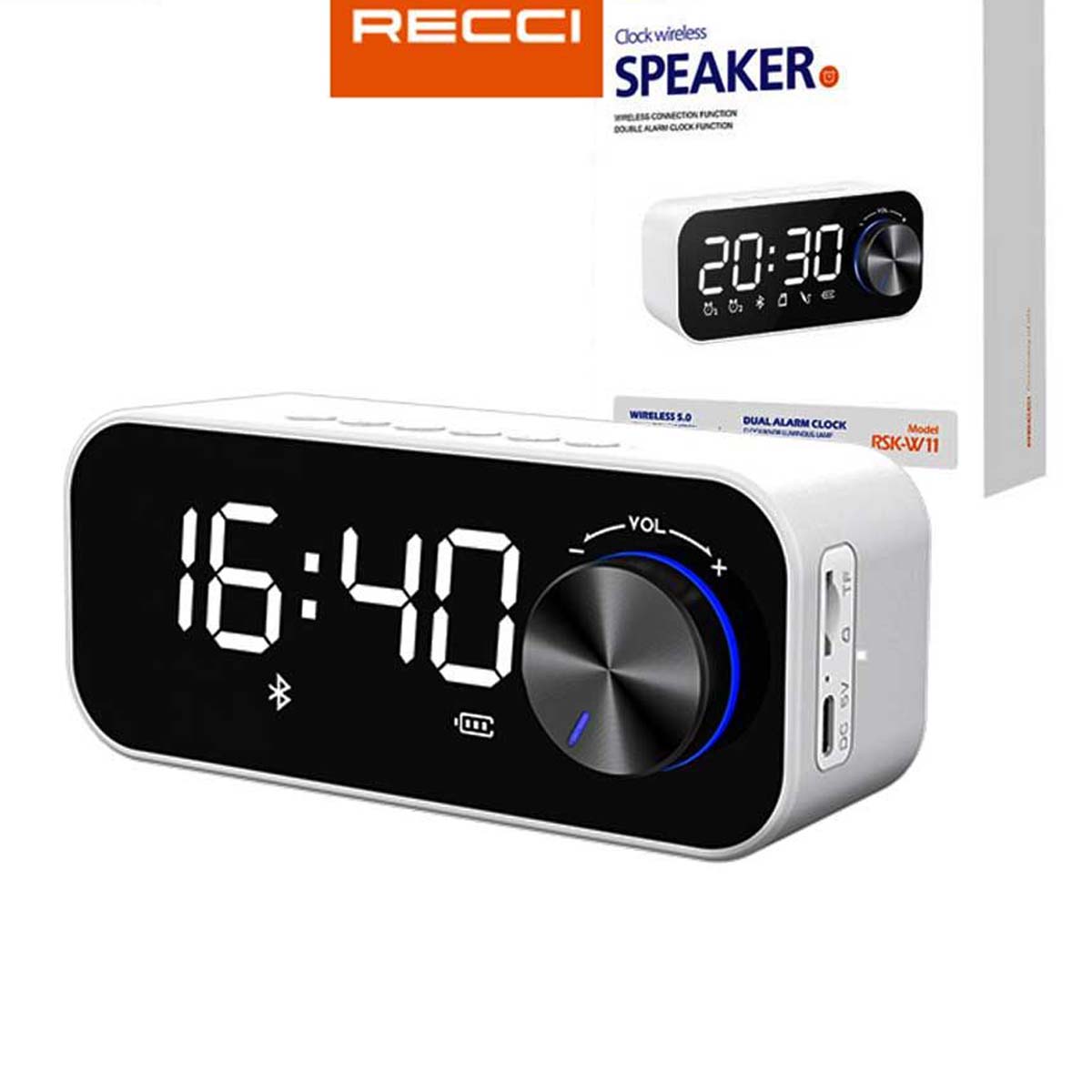 Wireless Speaker with Alarm Clock - Image 2