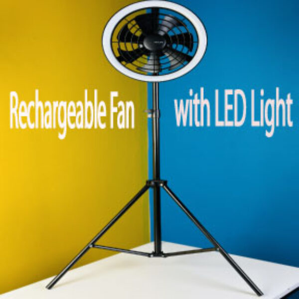 Rechargeable Fan with LED