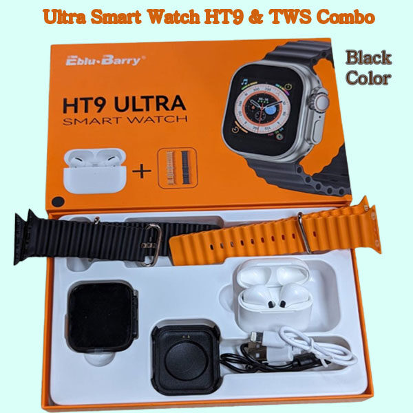 Ultra Smart Watch HT9 & TWS Combo 