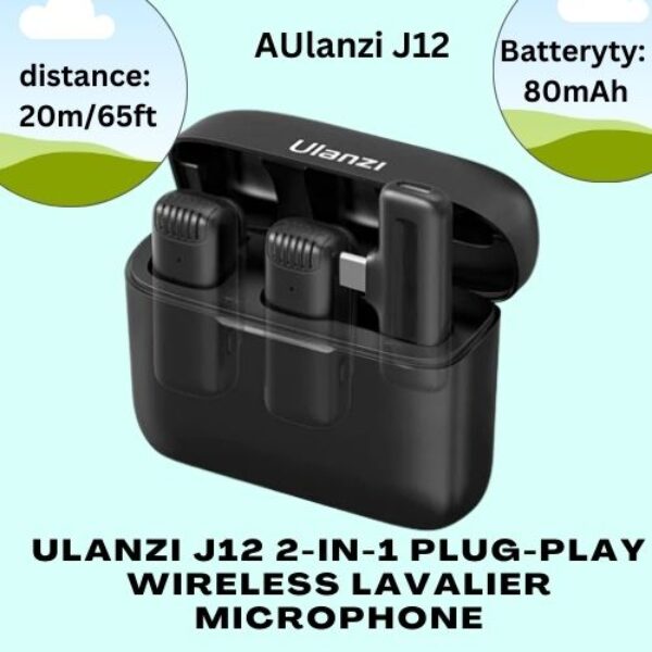 Ulanzi J12 Wireless Microphone dual