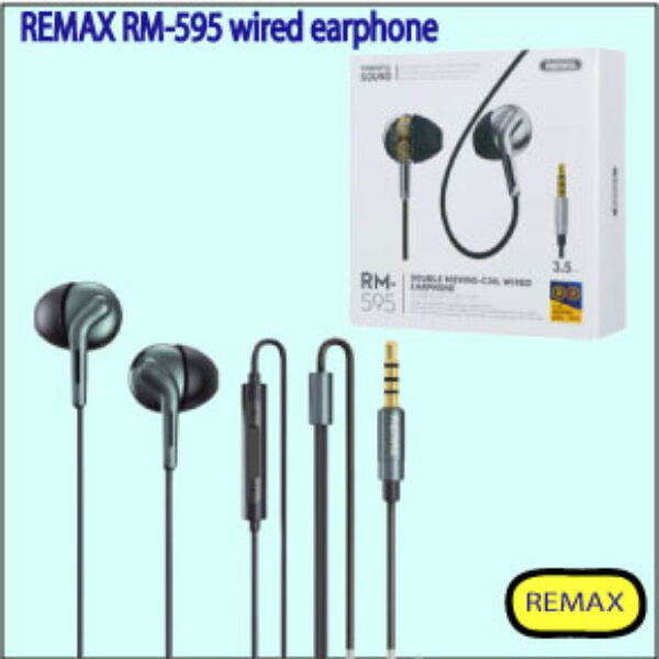 REMAX RM-595 wired earphone