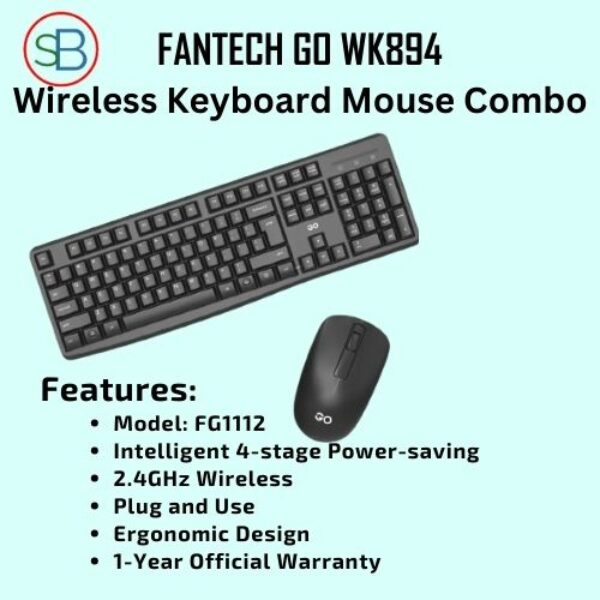 Fantech GO WK894 Wireless Keyboard Mouse Combo