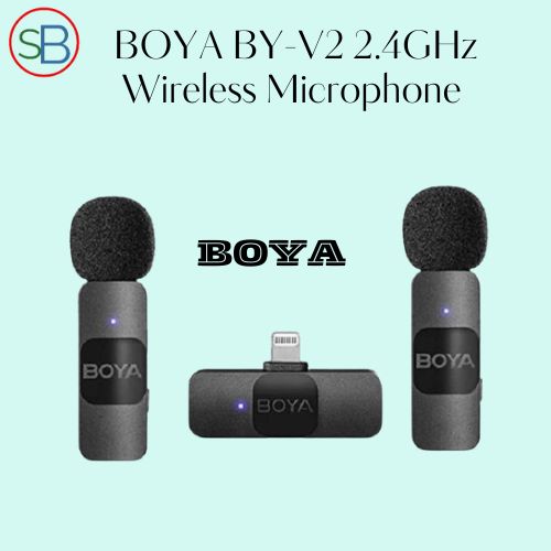BOYA BY-V2 2.4GHz Wireless Microphone